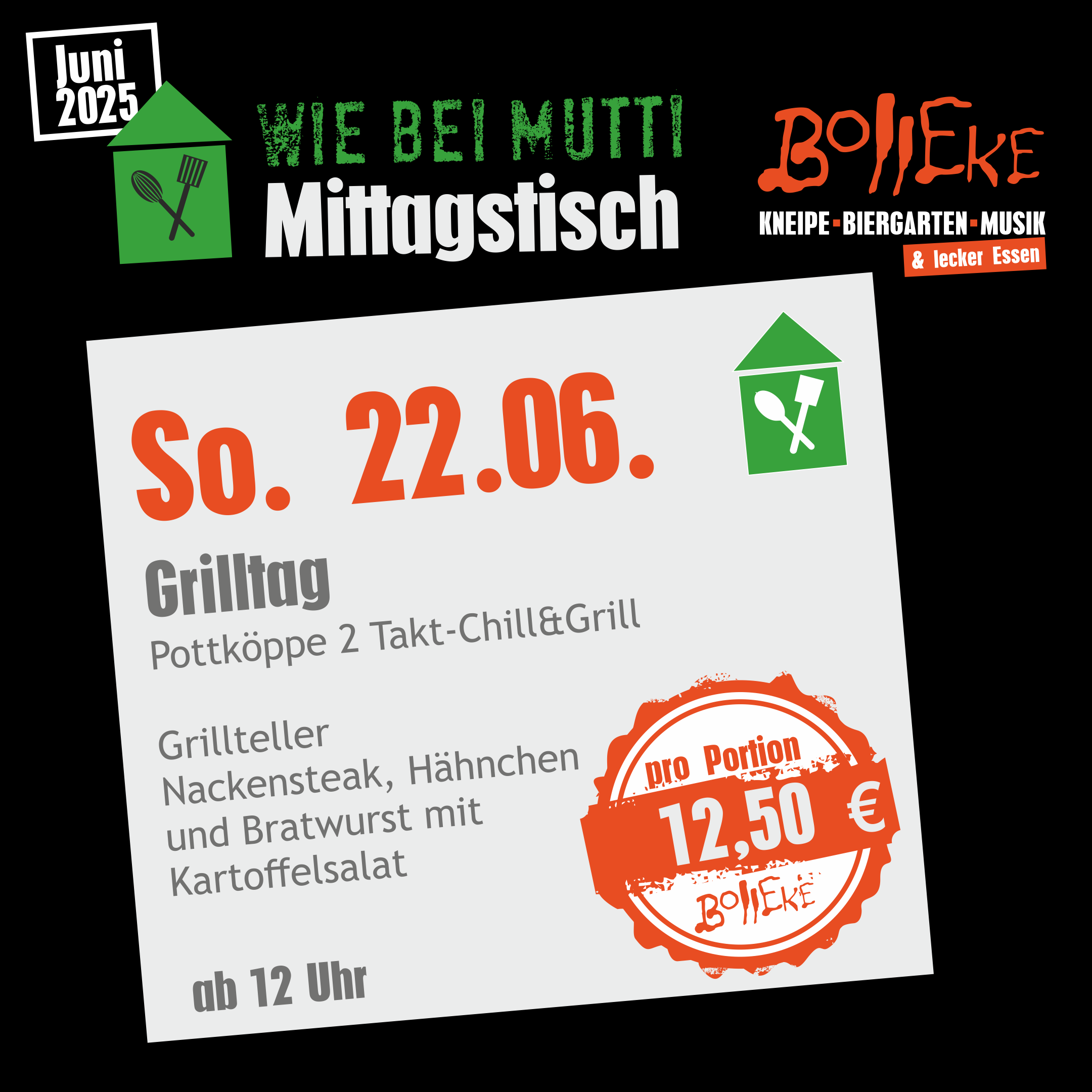 Mittagstisch im Bolleke